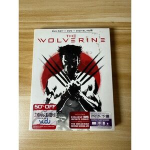 The Wolverine Blu Ray + DVD + Digital HD Hugh Jackman Marvel X-Men‎ Movie